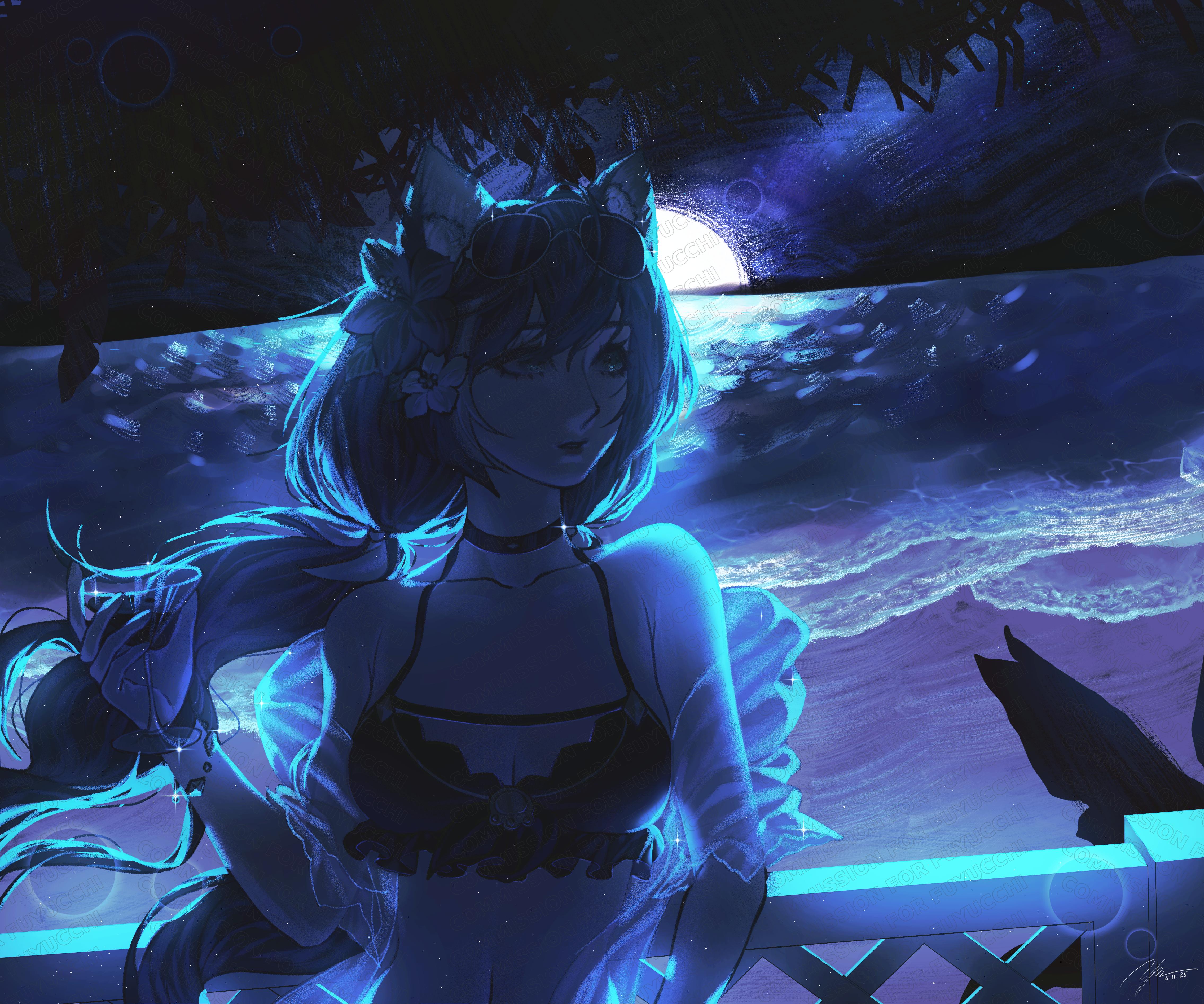 Kyaru's nightly drink